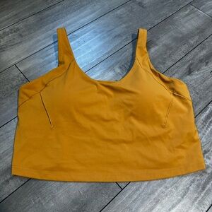 NWT XL Calia Women's Inspire Swoop Neck Tank color golden warmth $58 new